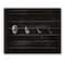 Designart - Moon Phases In The Night Sky - Modern Print on Natural Pine Wood